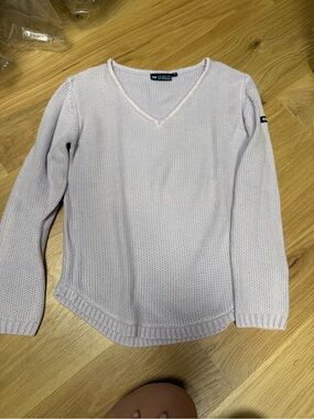 HUBLOT sz Med lavender cotton sweater